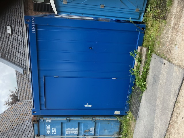 Bouwkeet E container rechts